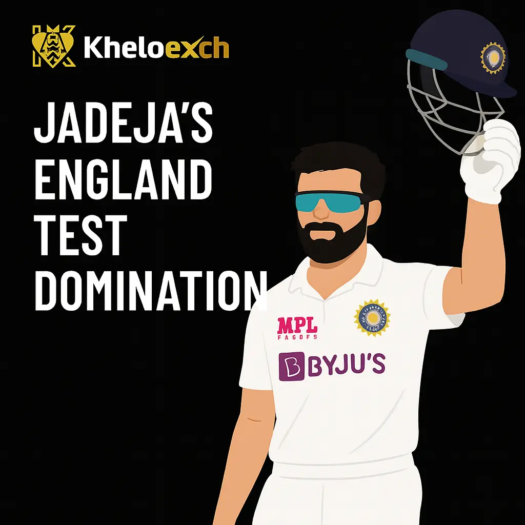 Jadeja’s England Test Domination Five 50+ Scores from No. 6 Onward